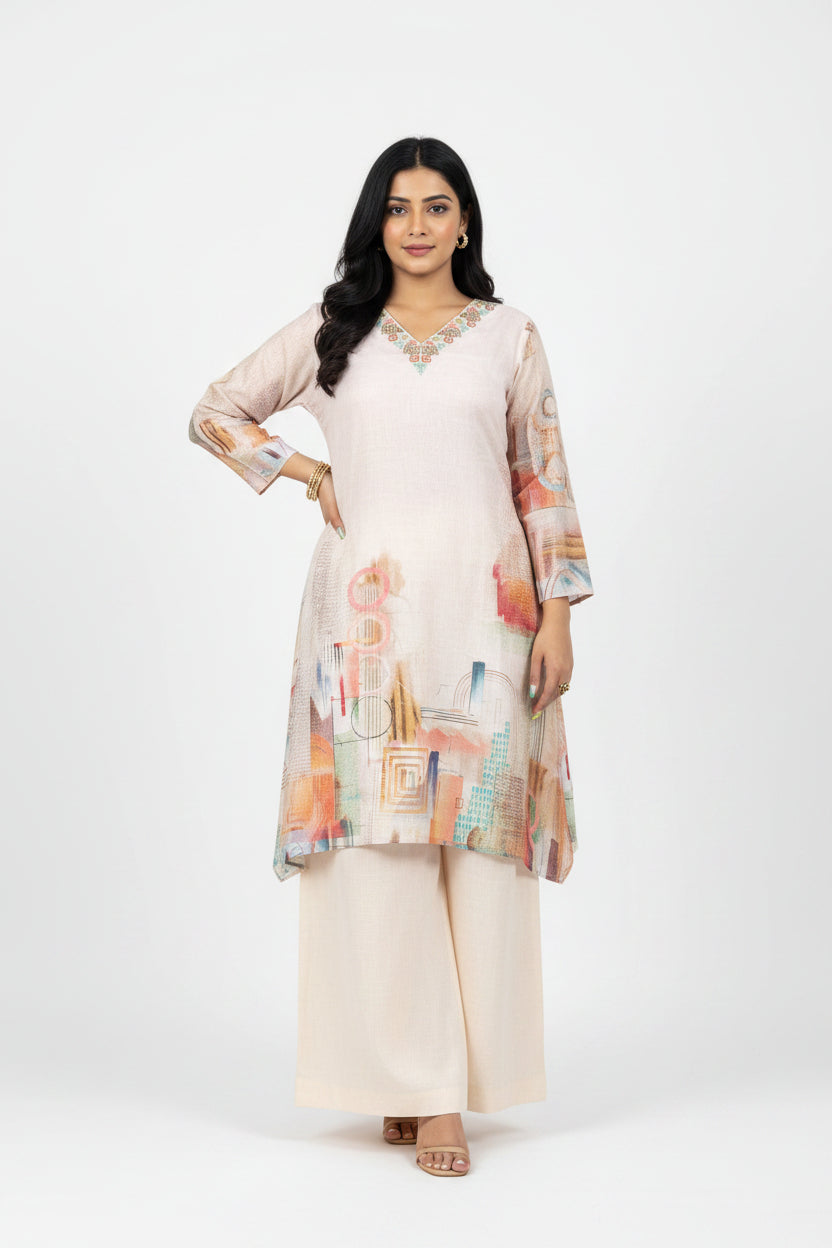 LINEN COTTON  CORDSET
